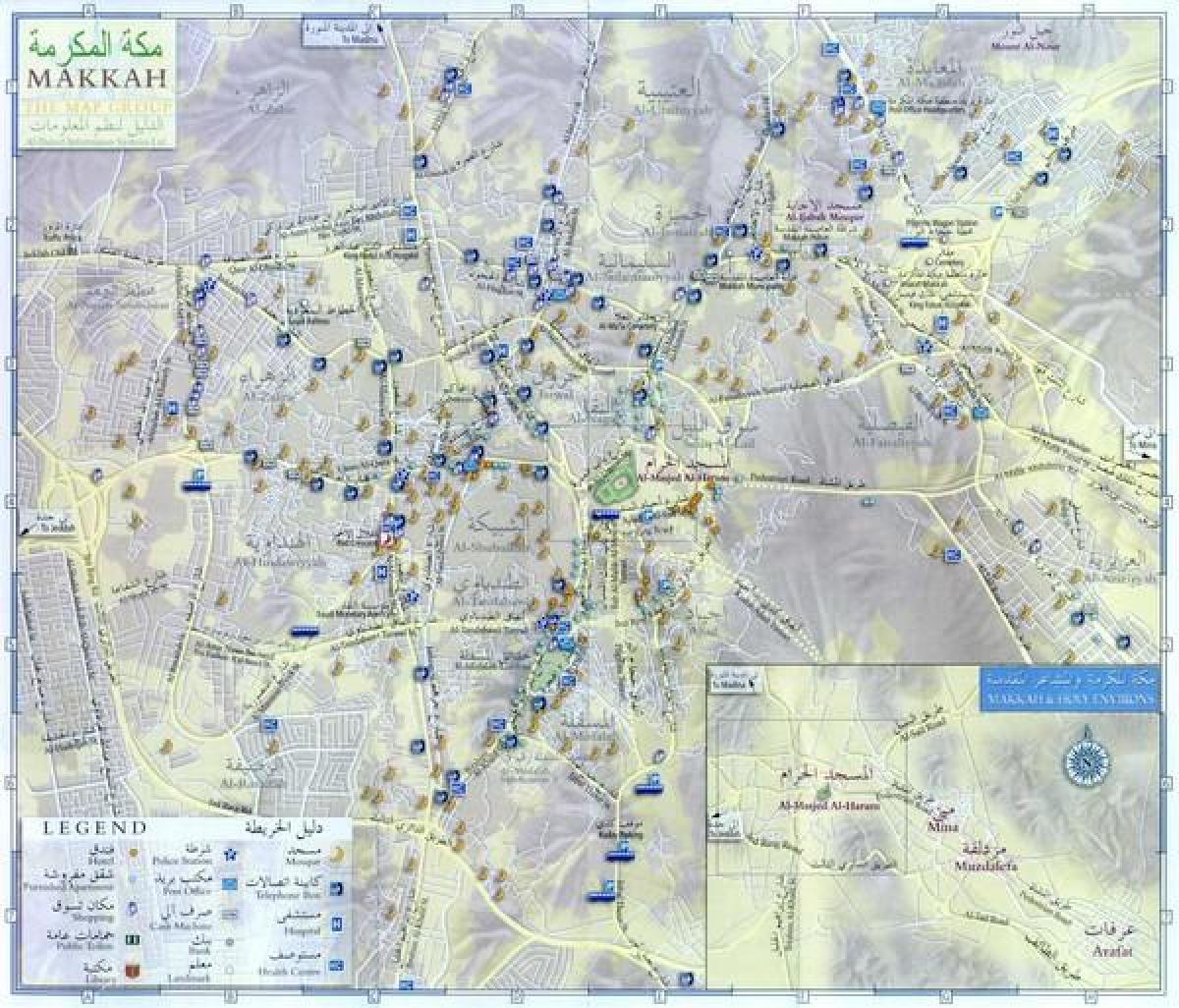 Auto karta grada Meka 
