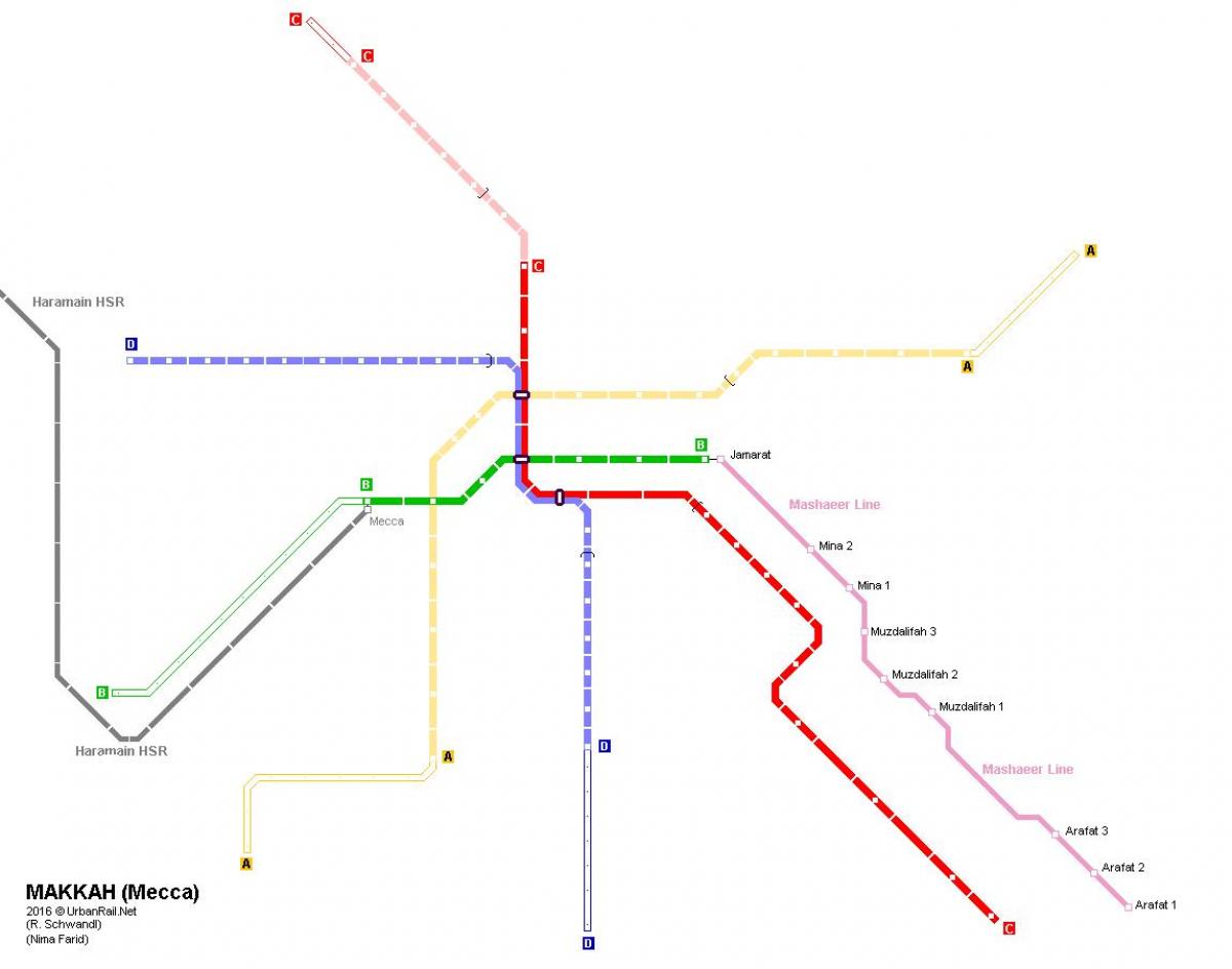 karta za metro u Meki 